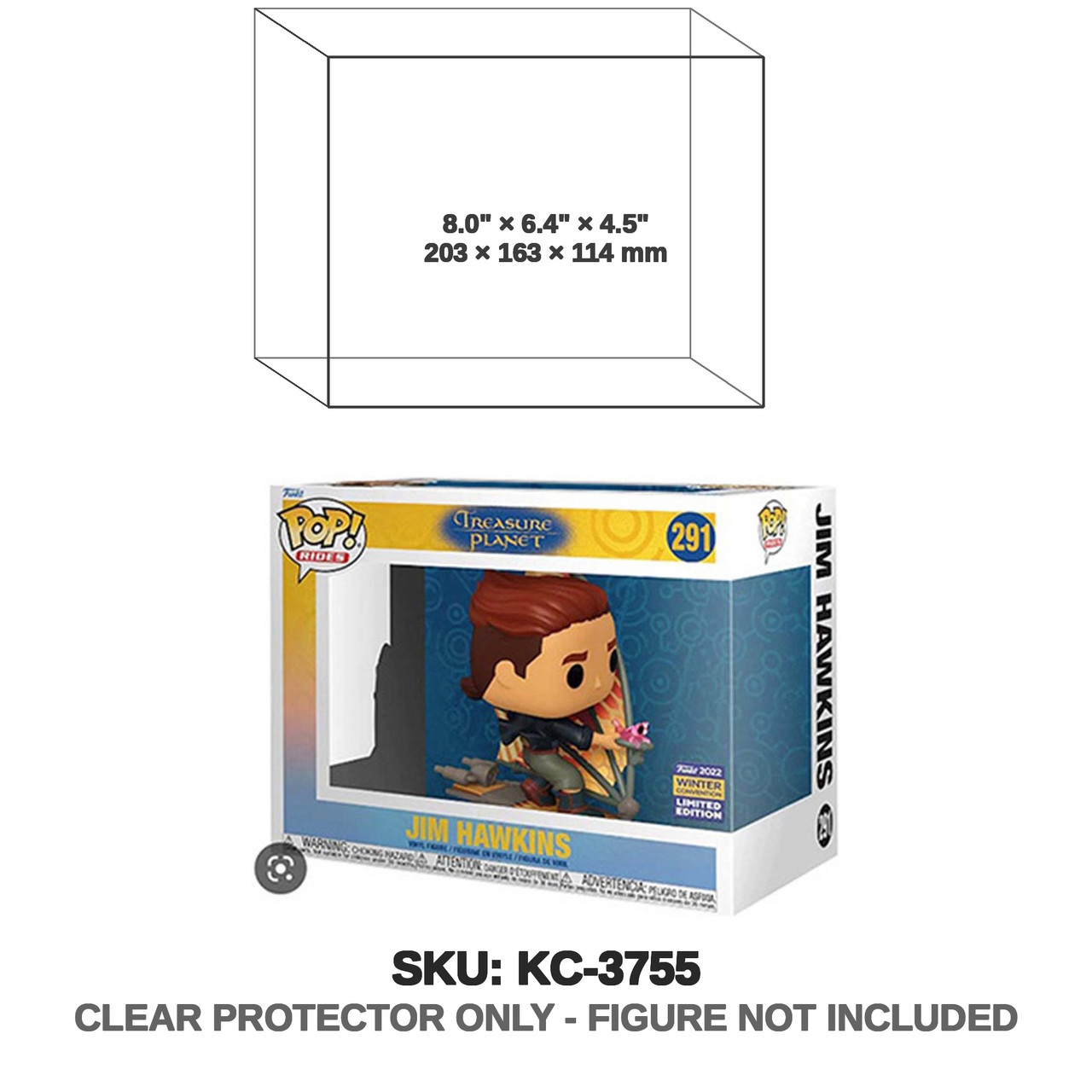 Funko Pop! Rides Treasure Planet Jim Hawkins 291