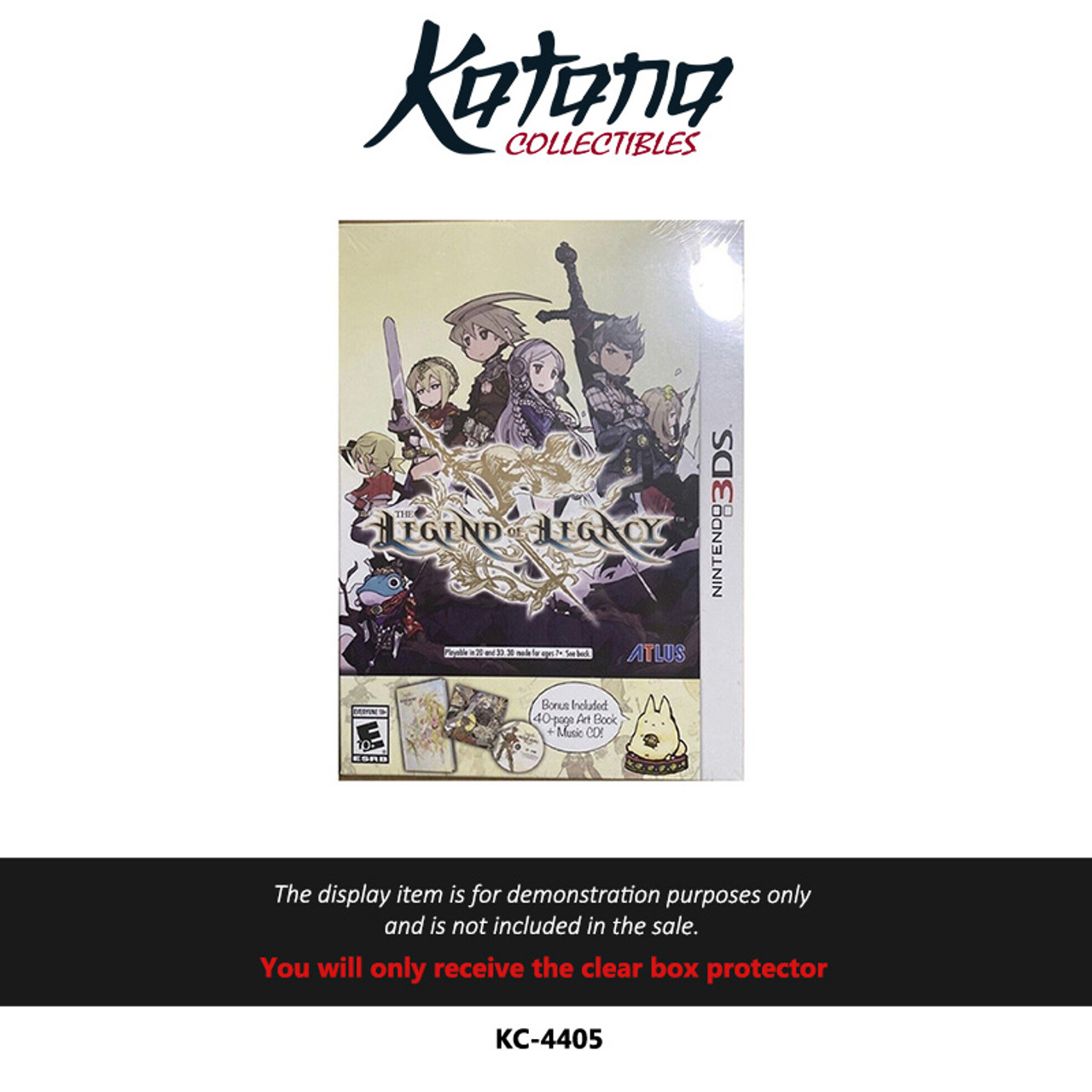 Katana Collectibles Protector For Nintendo 3DS Legend of Legacy Launch Edition