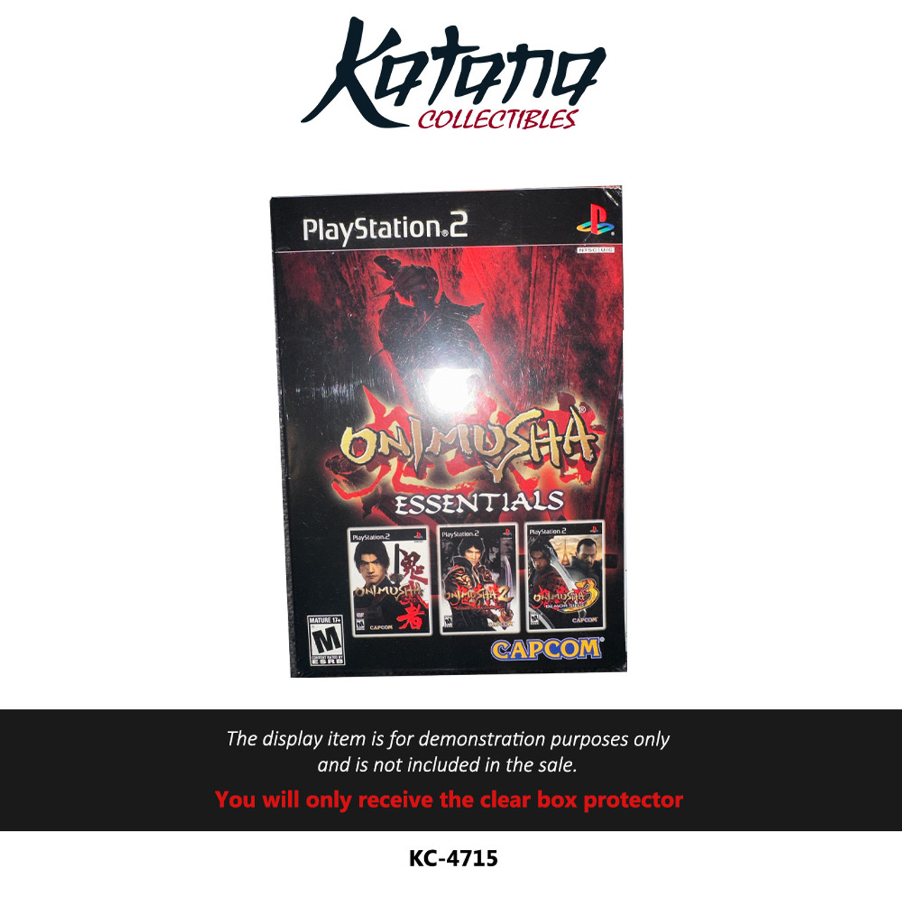 Katana Collectibles Protector For Onimusha Essentials PS2