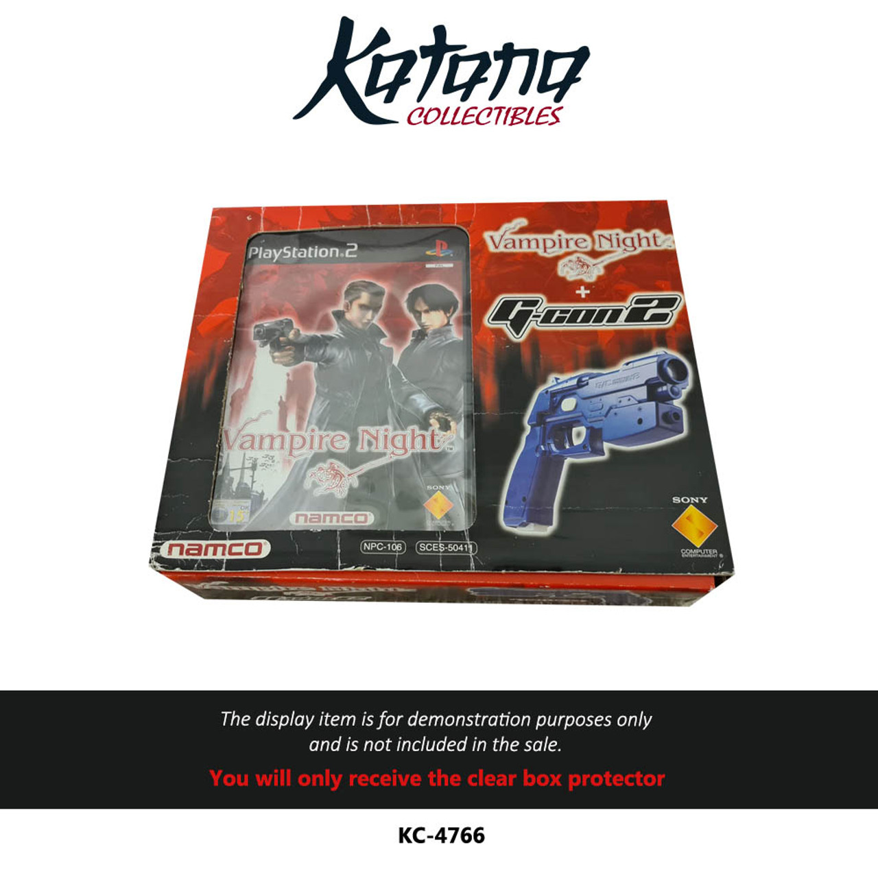 Katana Collectibles Protector For Vampire Night + Guncon 2 Box Set, PS2 UK Version