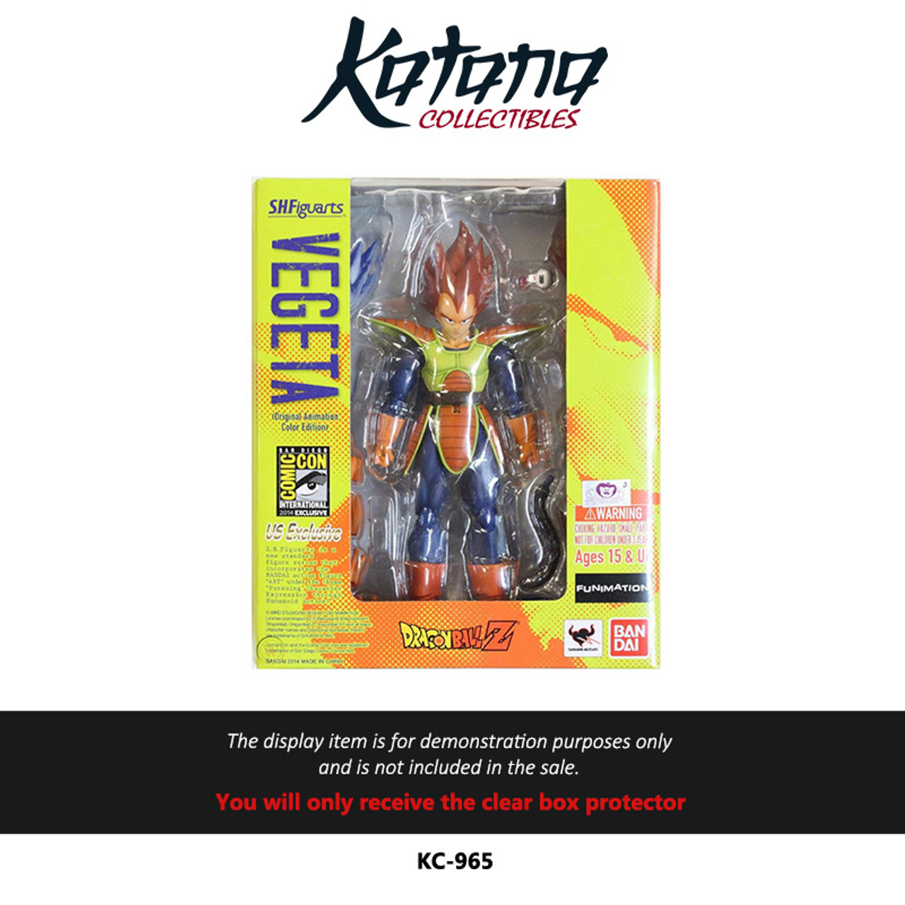 Katana Collectibles Protector For S.H.Figuarts Dragon Ball Z Vegeta Original Animation Color Edition