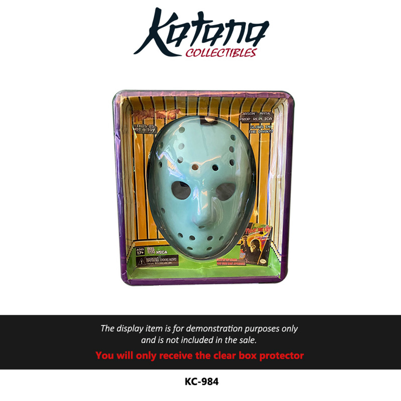 Katana Collectibles Protector For NECA Friday the 13th Video Game Mask Prop Replica