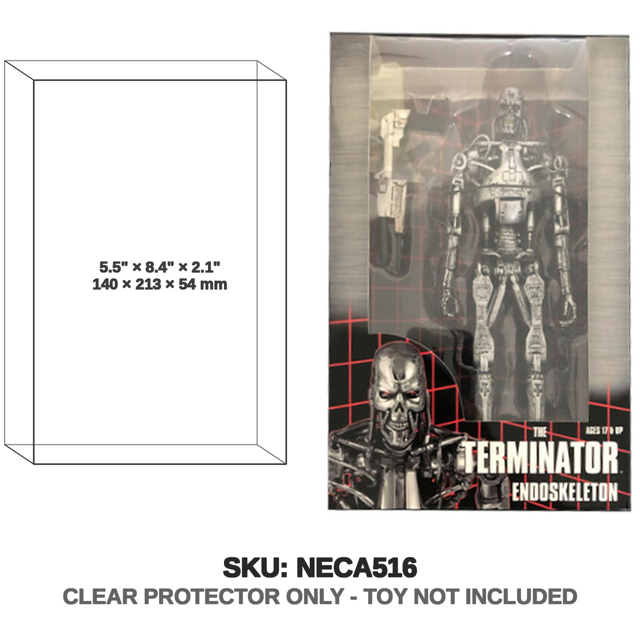 NECA Terminator T-800 Endoskeleton Figure