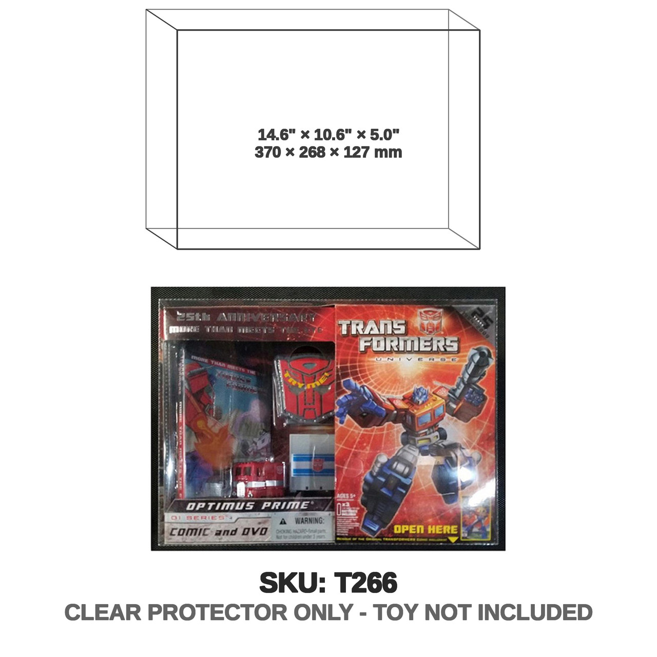 Optimus Prime Transformers G1 Commemorative Series 25th Anniversary Figure with Comic and DVD