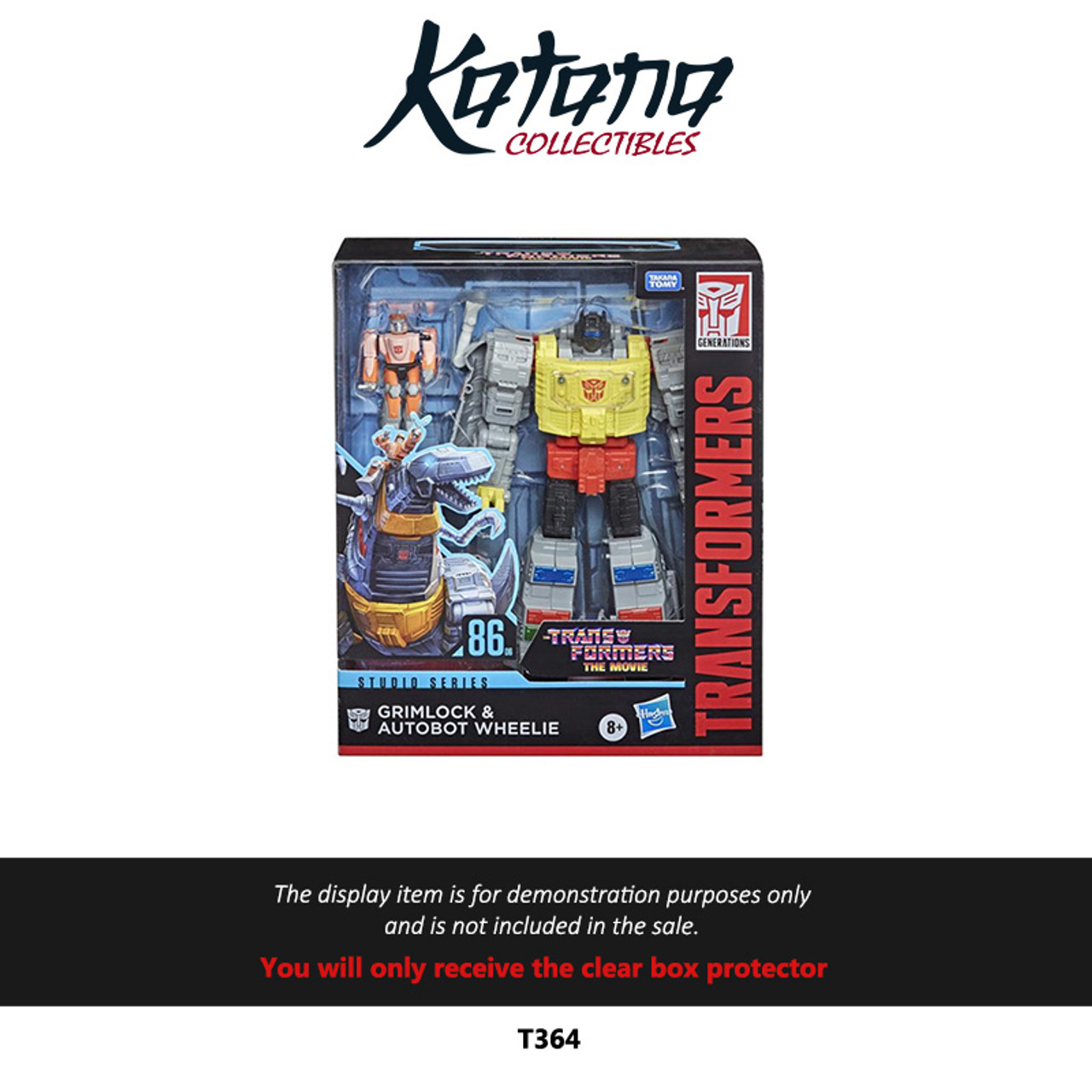 Katana Collectibles Protector For Transformers Studio Series Grimlock & Autobot Wheelie Figures