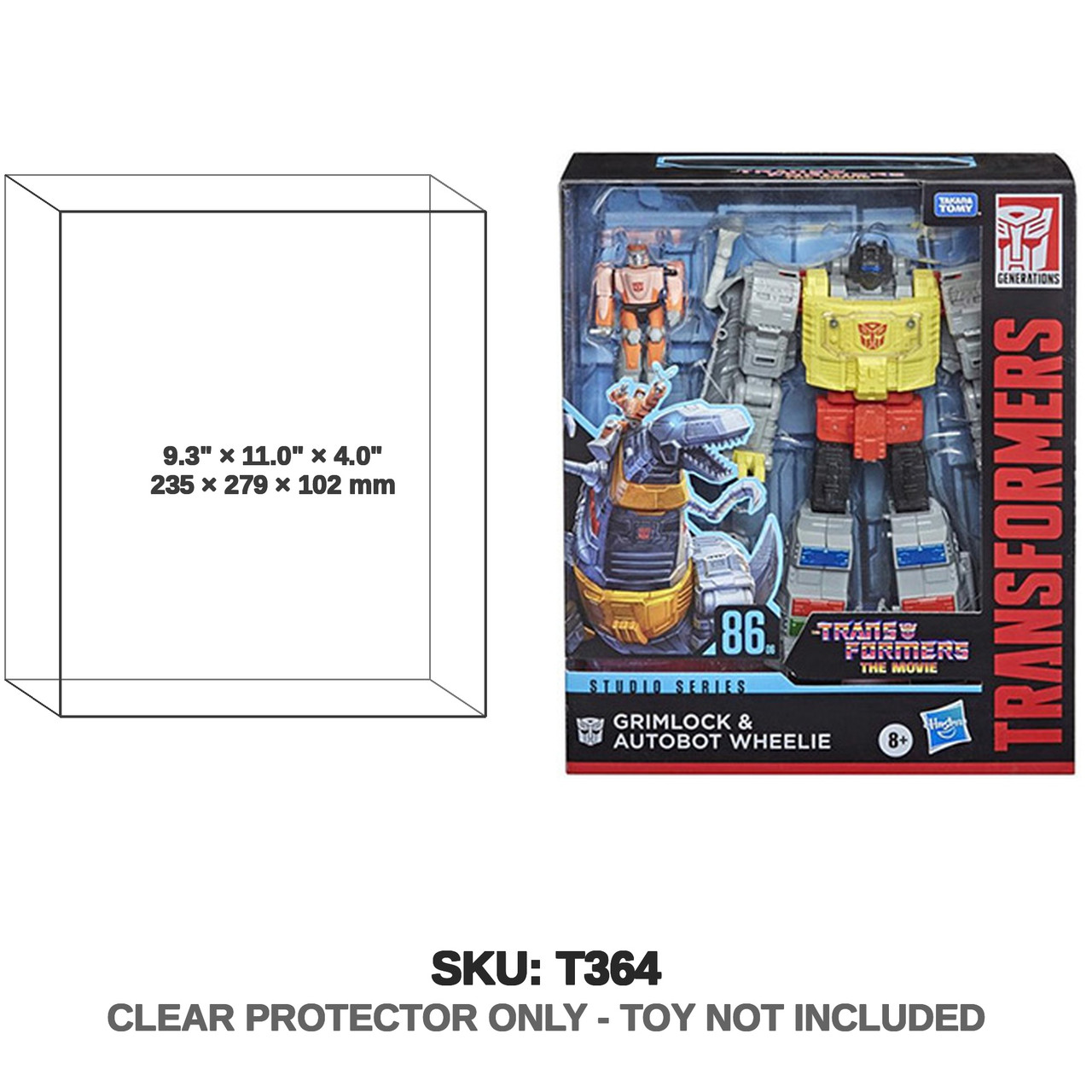 Hasbro Transformers Studio Series Grimlock & Autobot Wheelie Figures