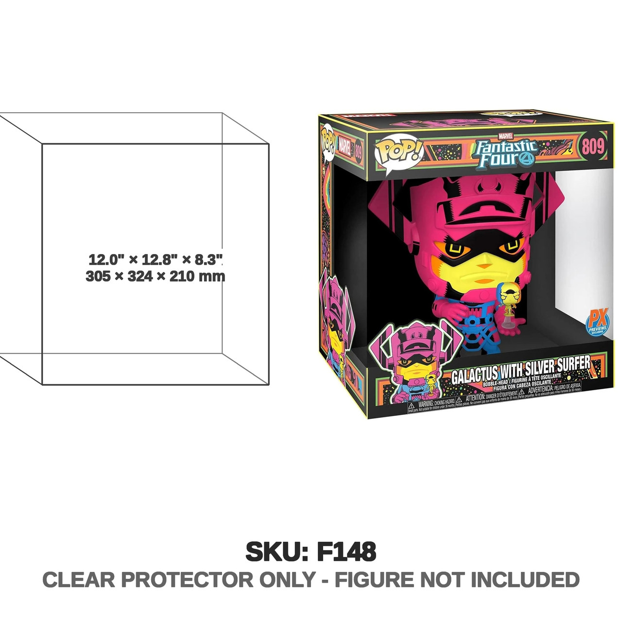 Funko Pop! Fantastic Four Galactus with Silver Surfer