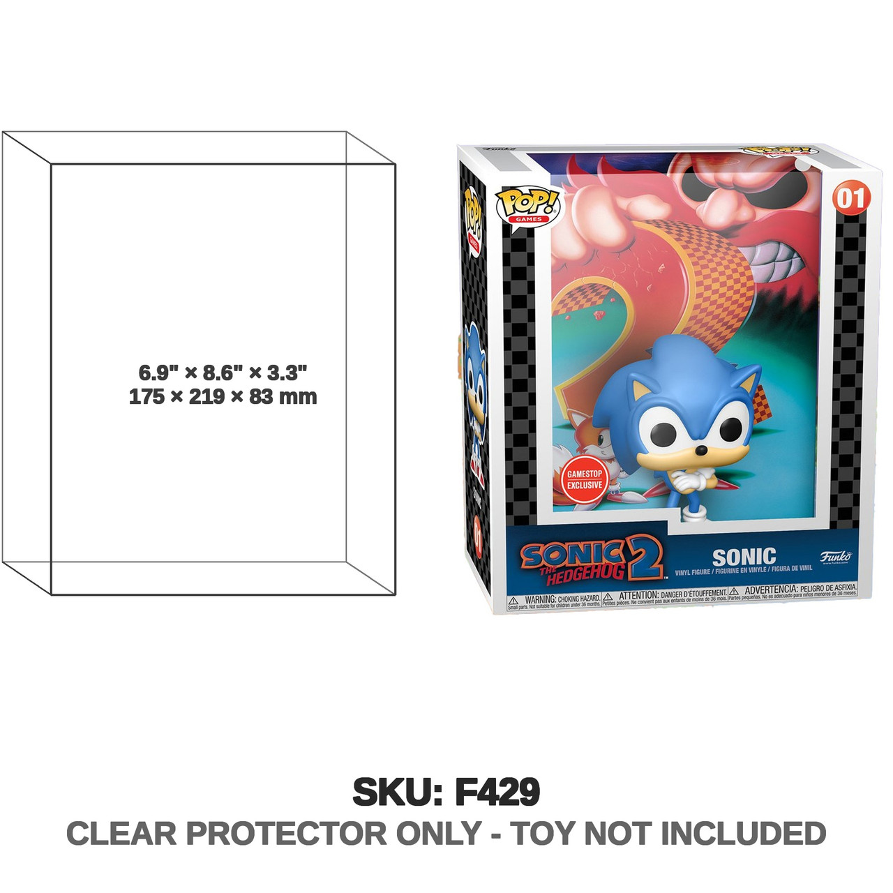Funko Pop! Sonic the Hedgehog 2 VHS Cover #01