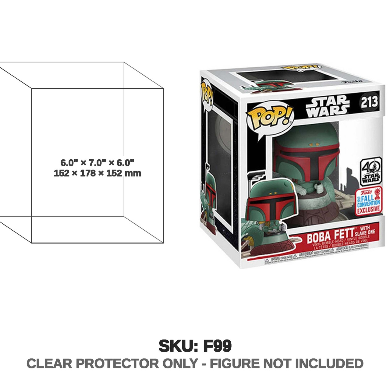 Funko Pop! Star Wars Boba Fett With Slave One