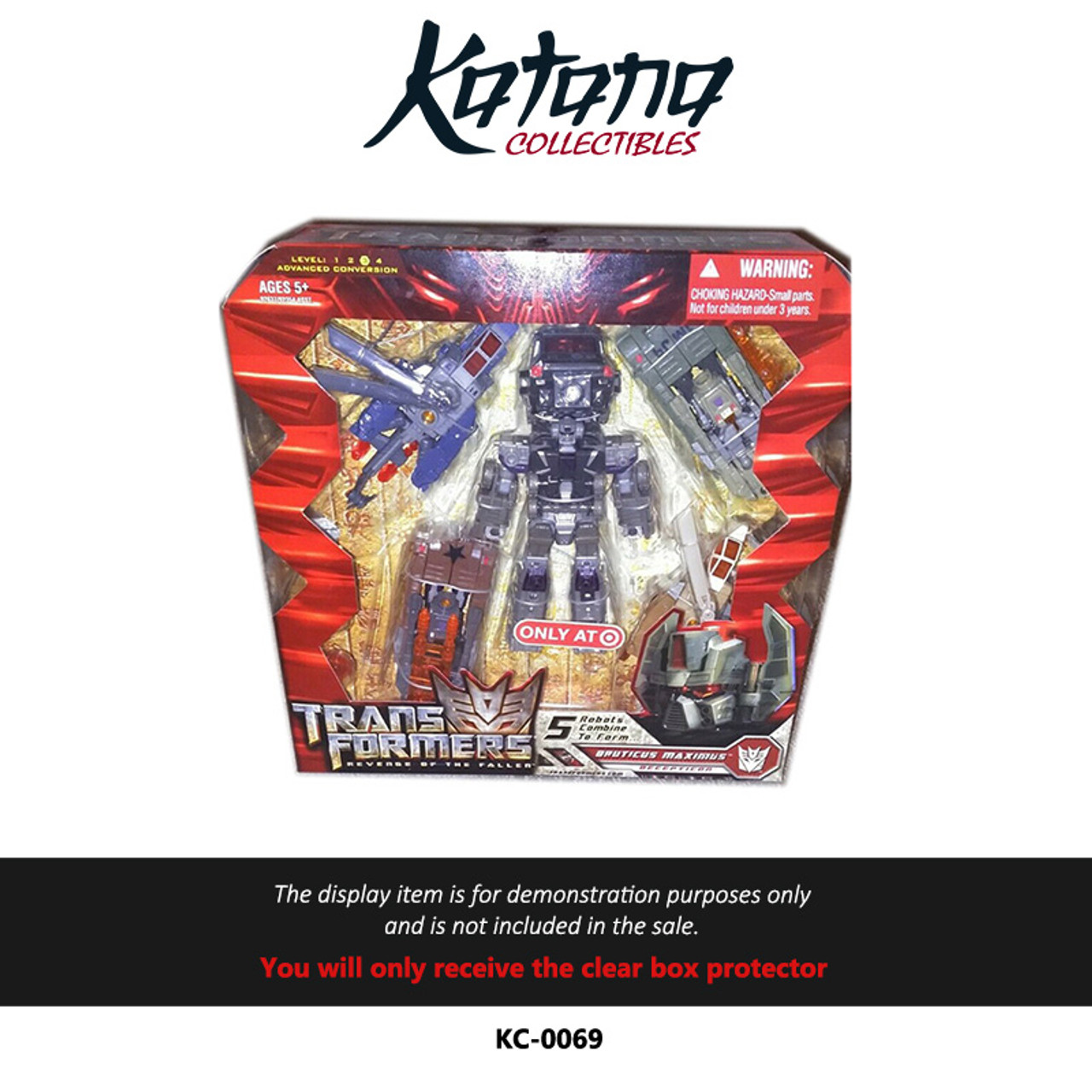 Katana Collectibles Protector For Transformers Revenge of the Fallen Bruticus Maximus Target Exclusive