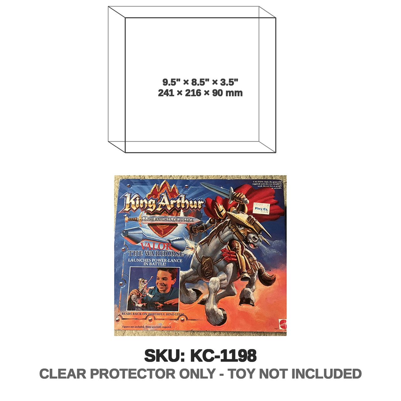 King Arthur Knights of Justice Valor The Warhorse Figure