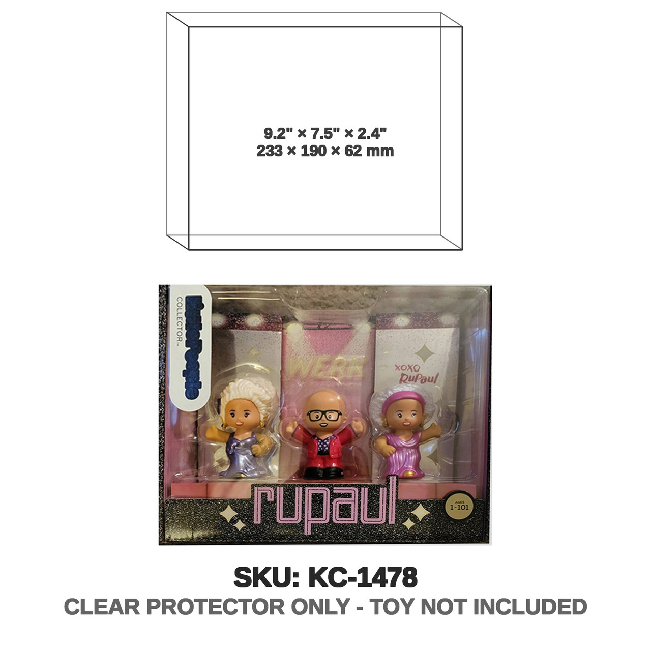 RuPaul Little People Figure
