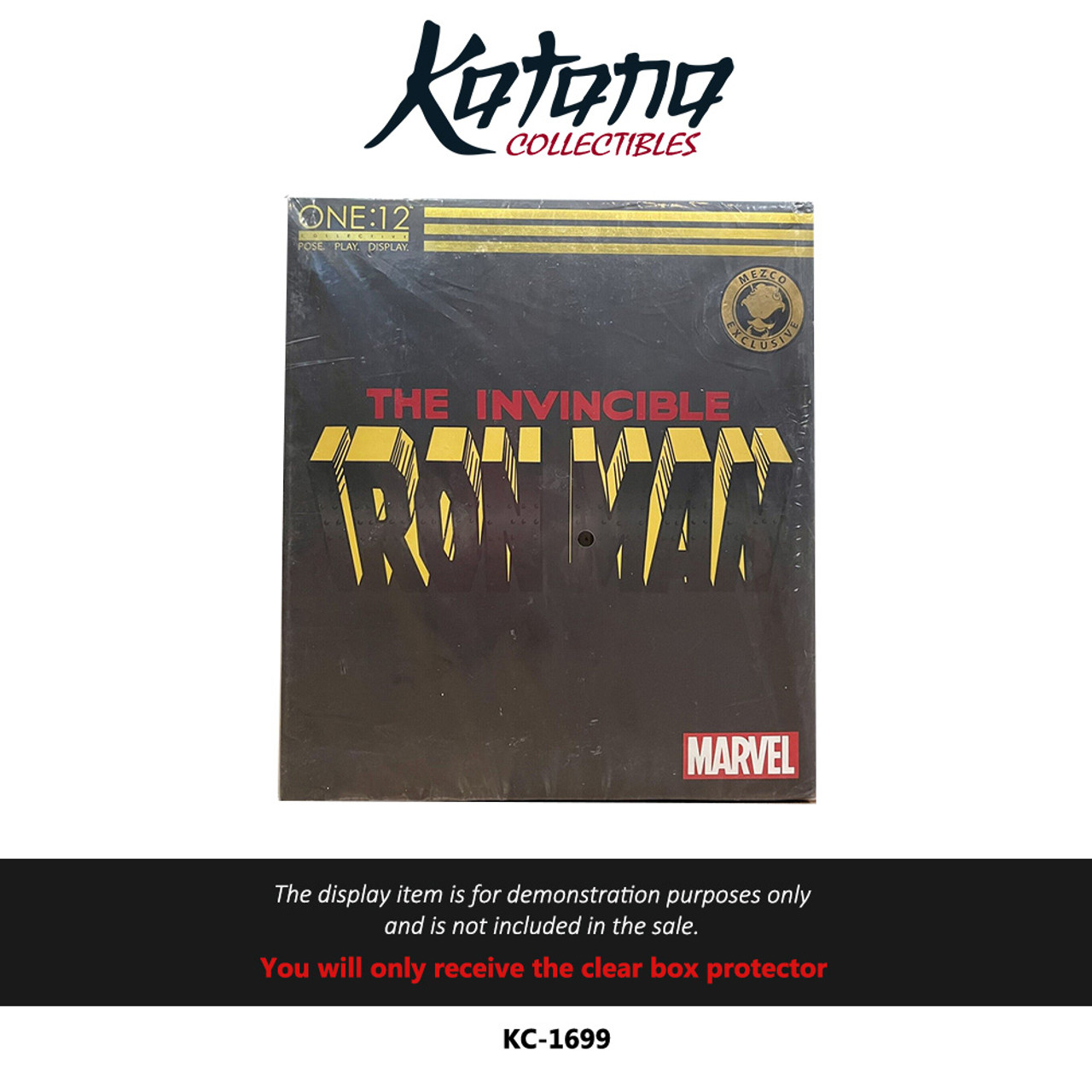 Katana Collectibles Protector For Mezco ONE:12 LACC 2018 Exclusives The Invicible Iron Man Mark 42