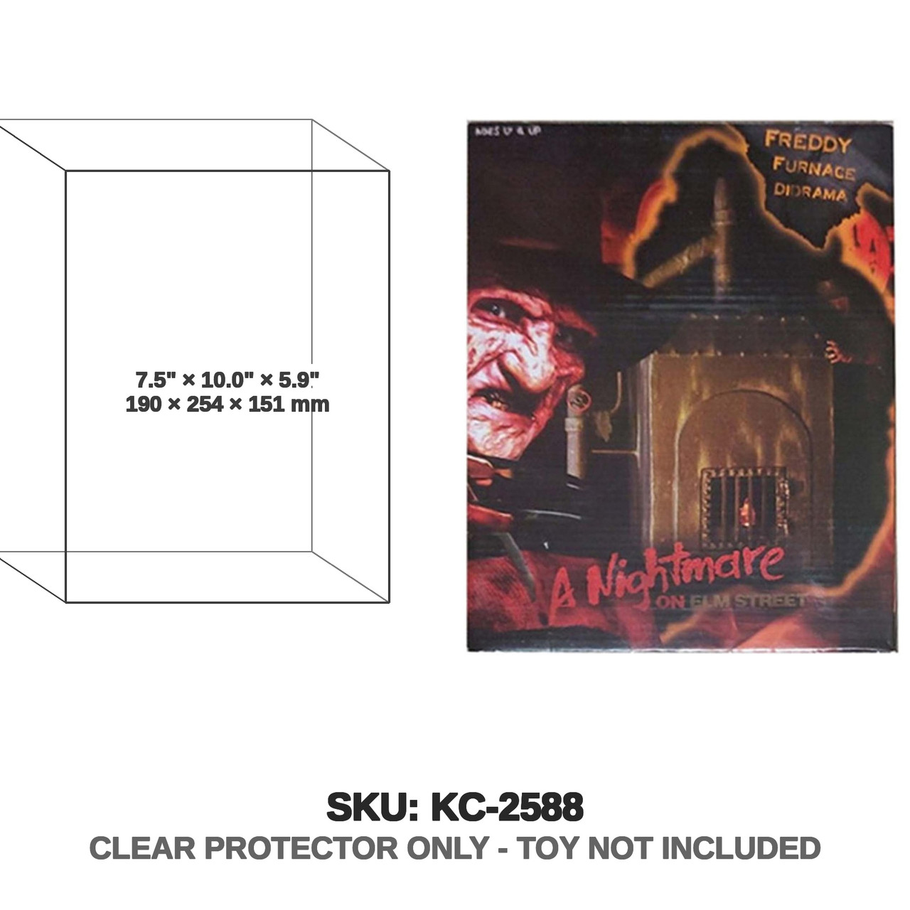 NECA A Nightmare on Elm Street Freddy Furnace Diorama