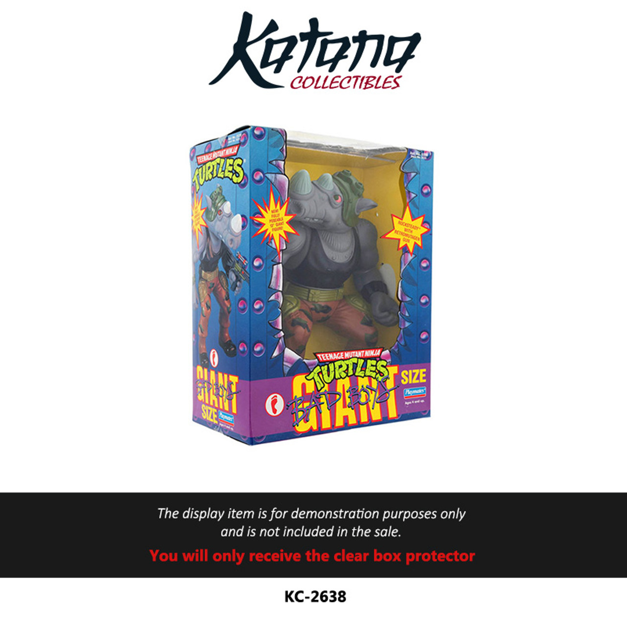 Katana Collectibles Protector For Playmates Teenage Mutant Ninja Turtles Giant Rocksteady Figure