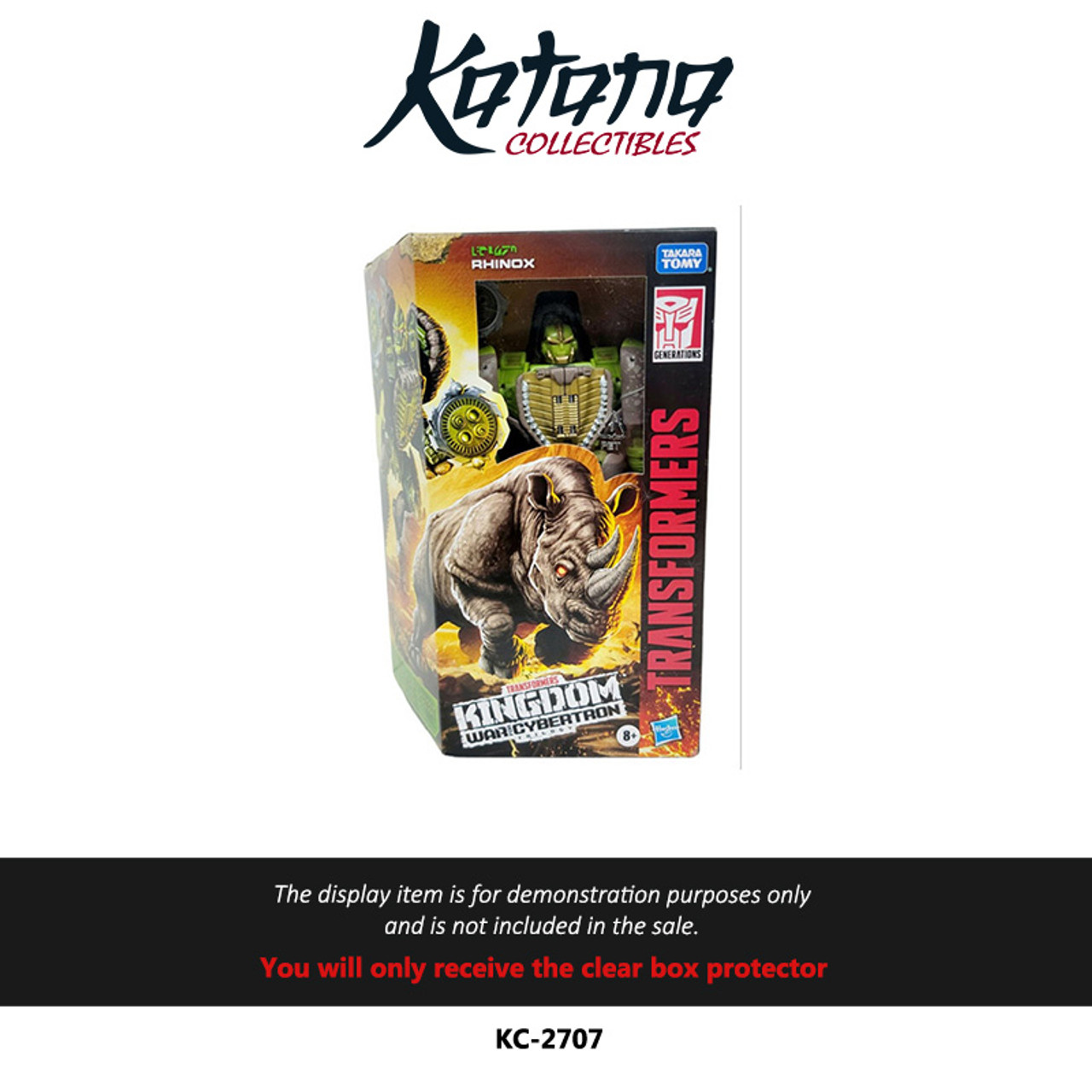 Katana Collectibles Protector For Transformers Kingdom War for Cybertron Rhinox