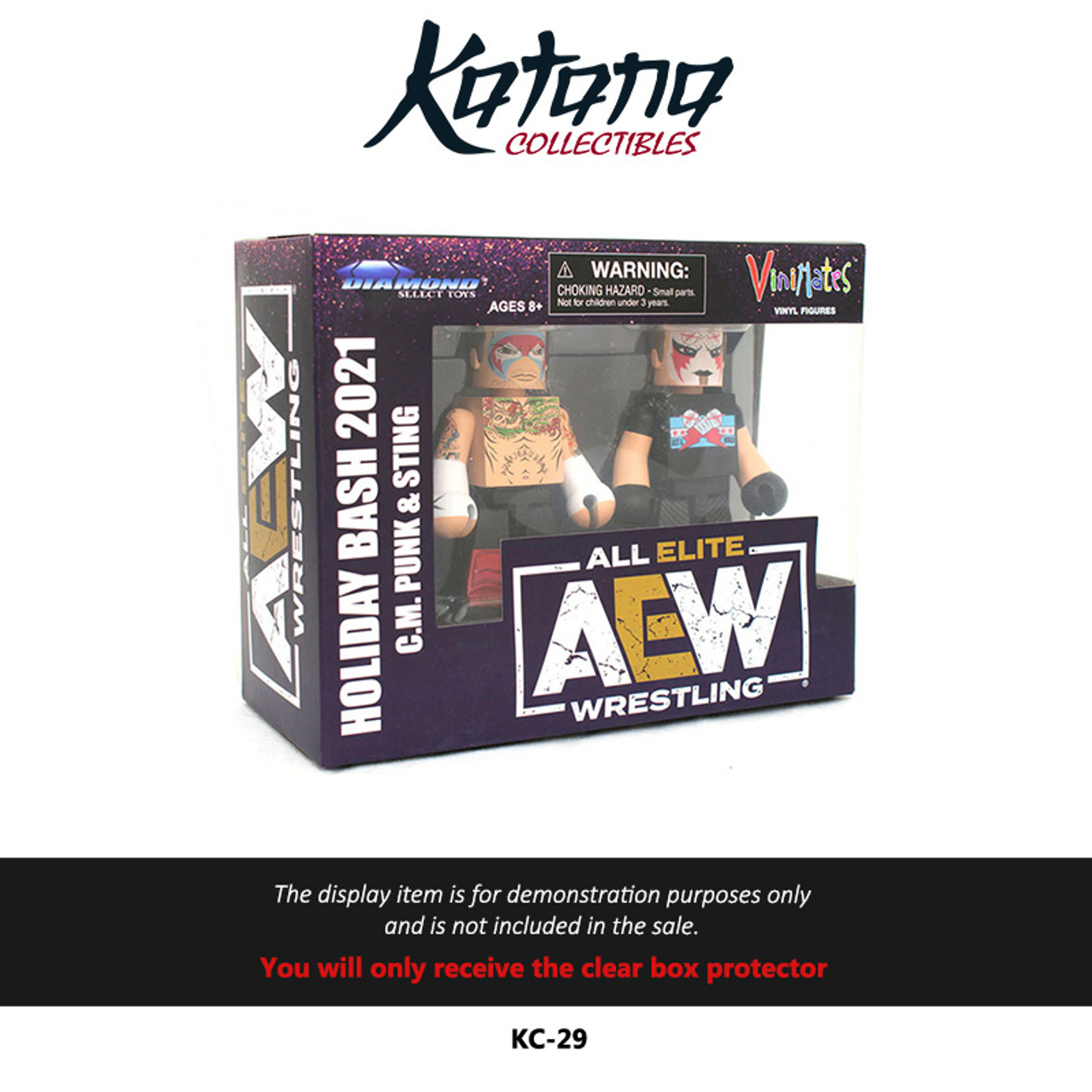 Katana Collectibles Protector For AEW Holiday Bash CM Punk & Sting