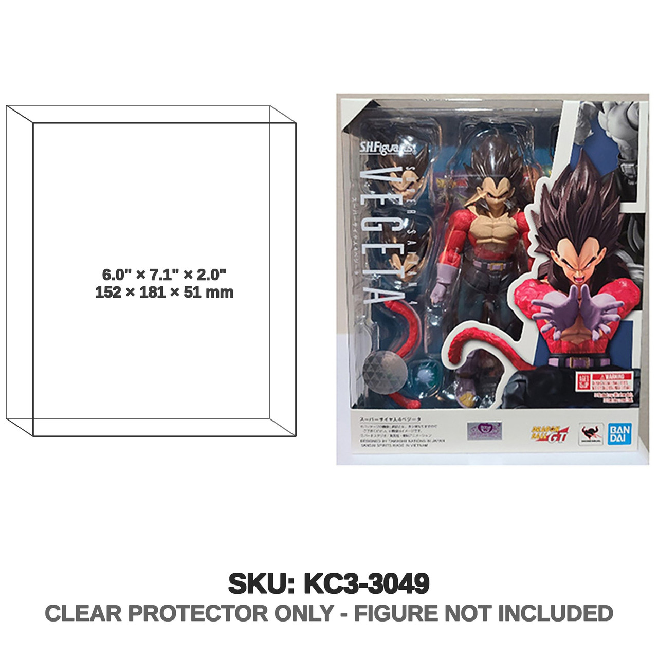 Super Saiyan 4 Vegeta Dragon Ball S.H.Figuarts Figure