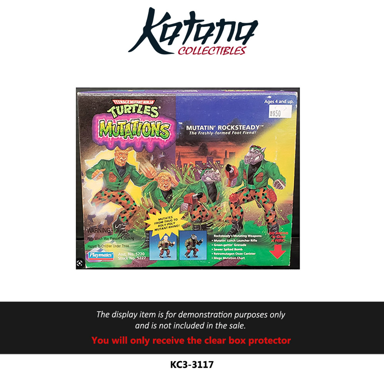 Katana Collectibles Protector For Playmates Teenage Mutant Ninja Turtles Mutations Figures