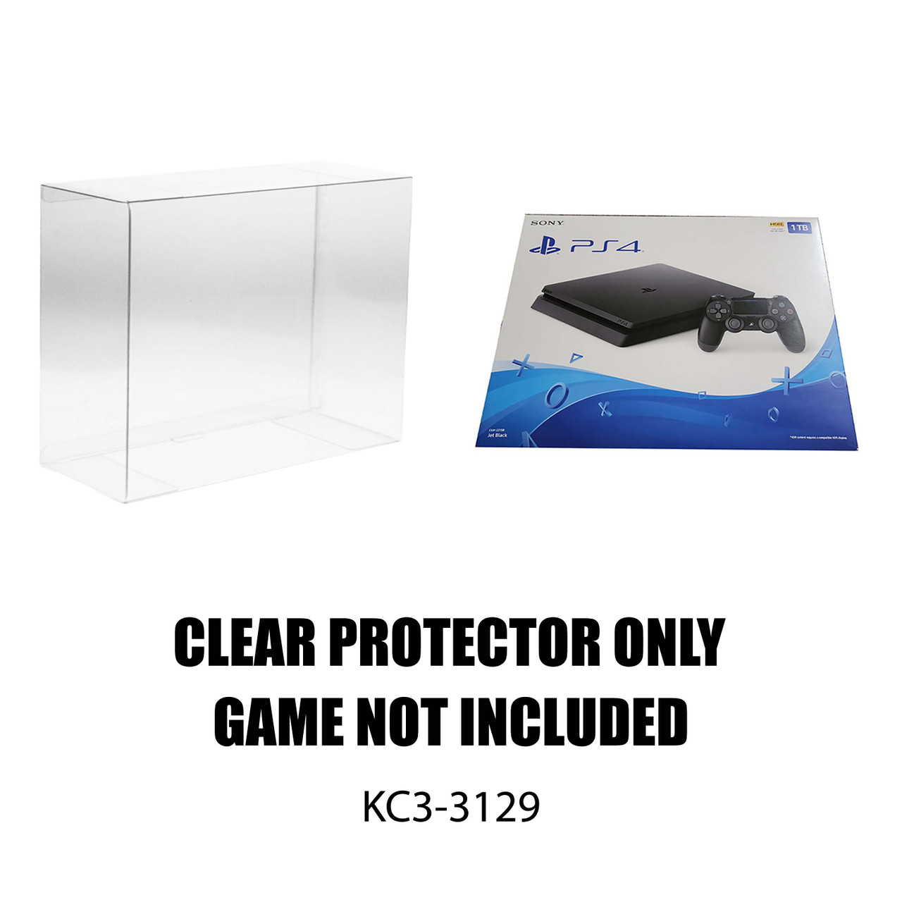 Protector For Play Station PS4 Slim HDR 1TB| Jet Black| US Version