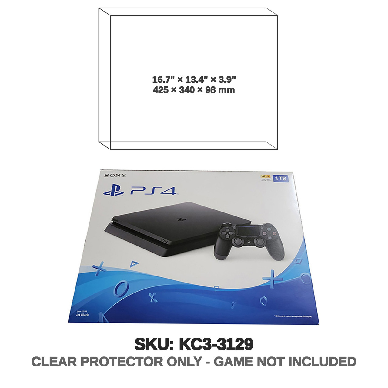 Sony PS4 Slim HDR 1TB Jet Black US Version