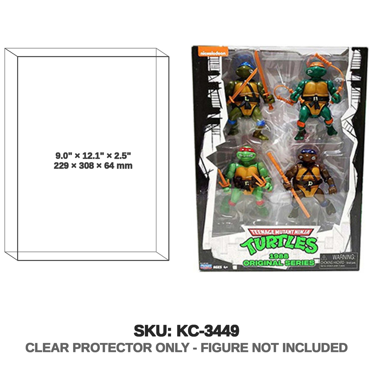 TMNT Original 1988 Classic 4-Pack Figures