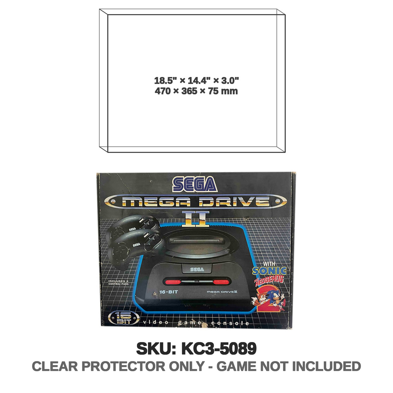Protector For Sega Mega Drive 2 Console Box Sega | Katana Collectibles