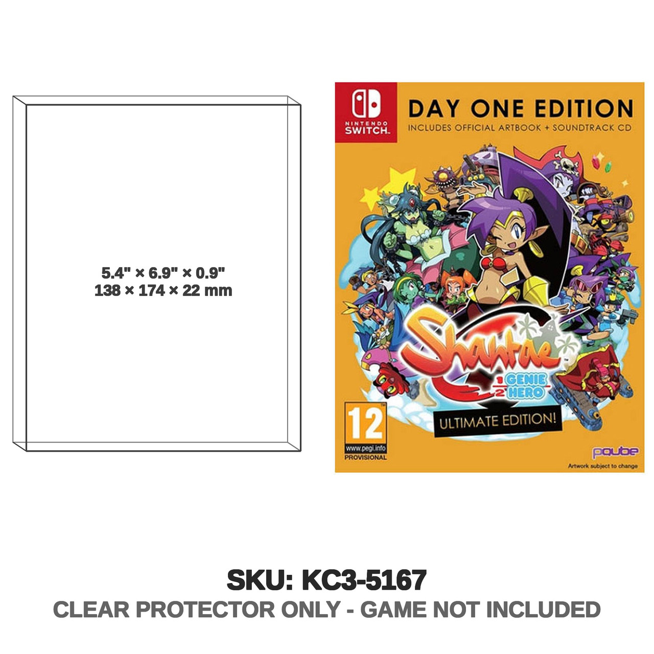 Pqube Shantae Half-Genie Hero Ultimate Day One Limited Edition Nintendo Switch
