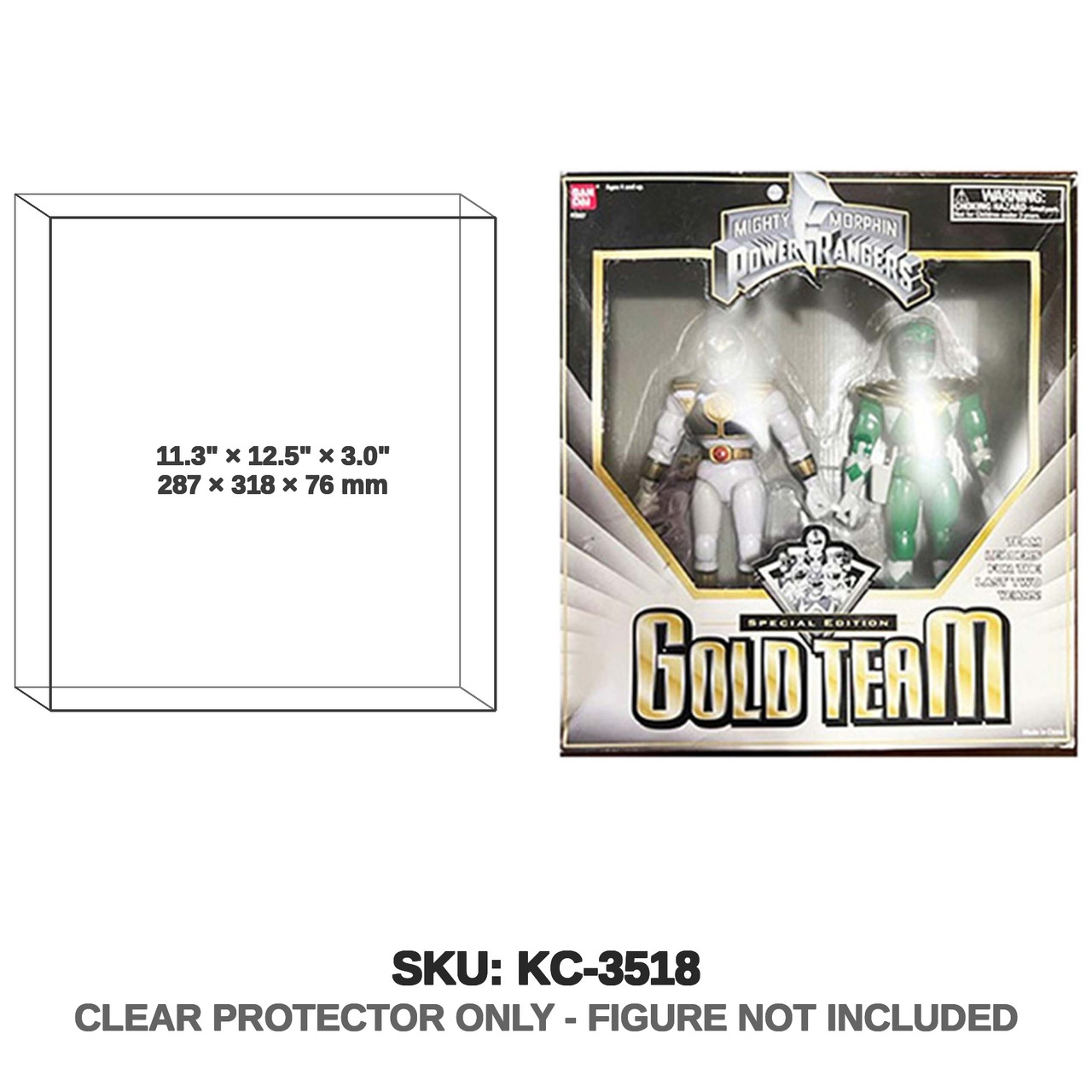 Bandai Power Rangers Gold Team Figures