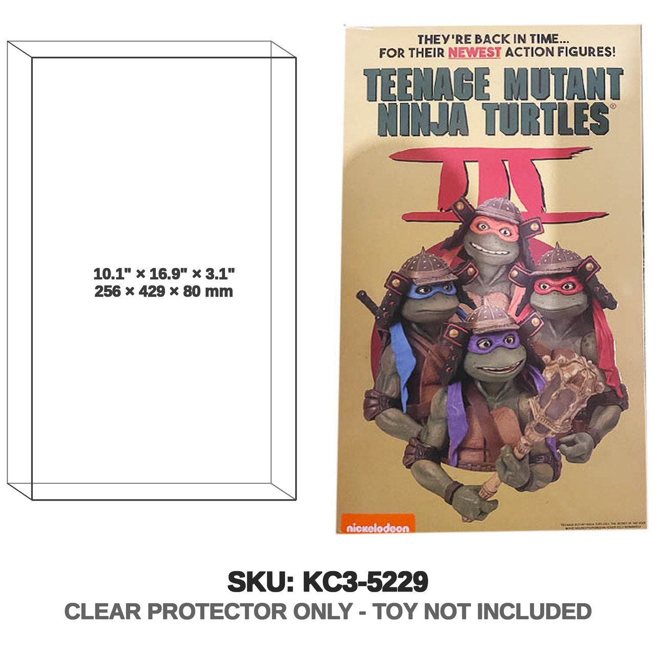 NECA Teenage Mutant Ninja Turtles III 4-Pack