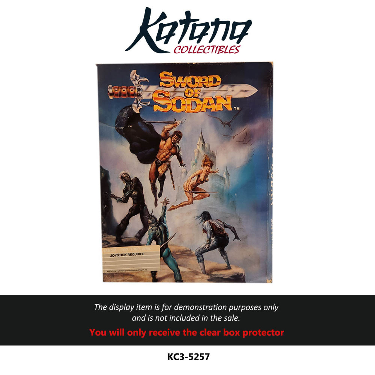 Katana Collectibles Protector For Sword of Sodan for Amiga by Discovery Software