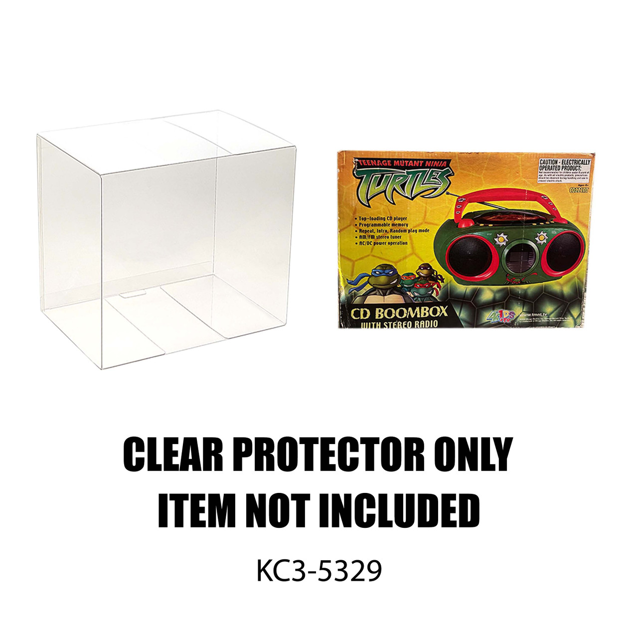 Protector For TMNT CD Boombox With Stereo Radio