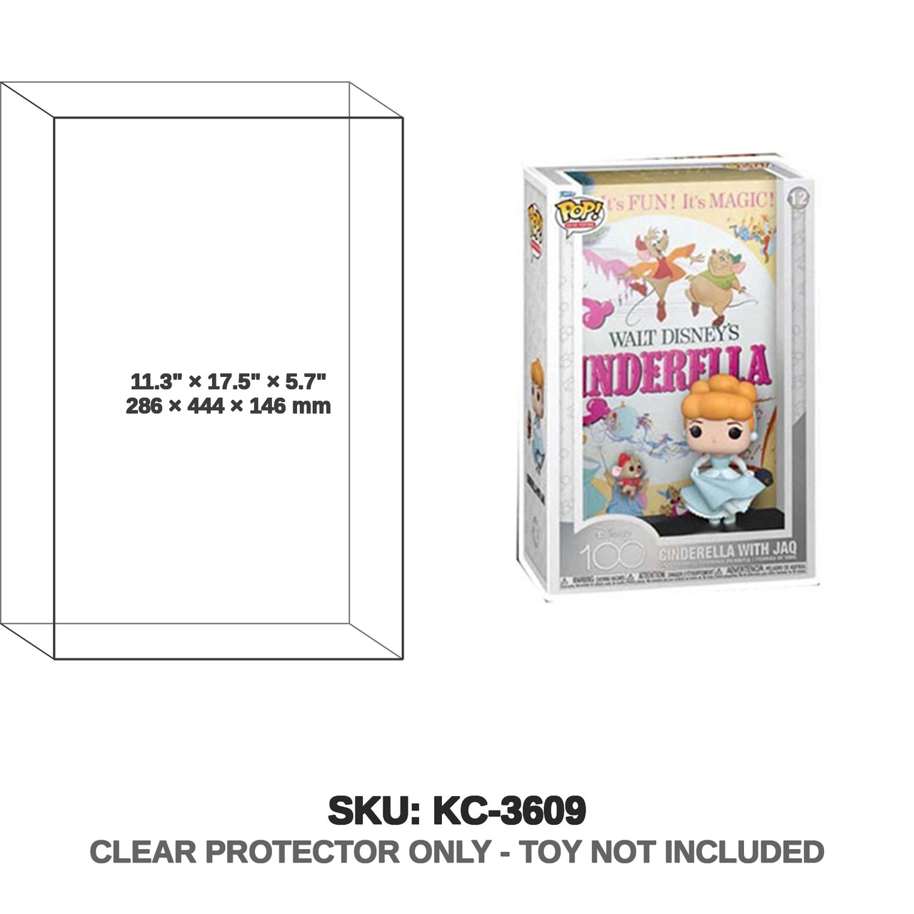 Funko Movie Poster Cinderella with Jaq