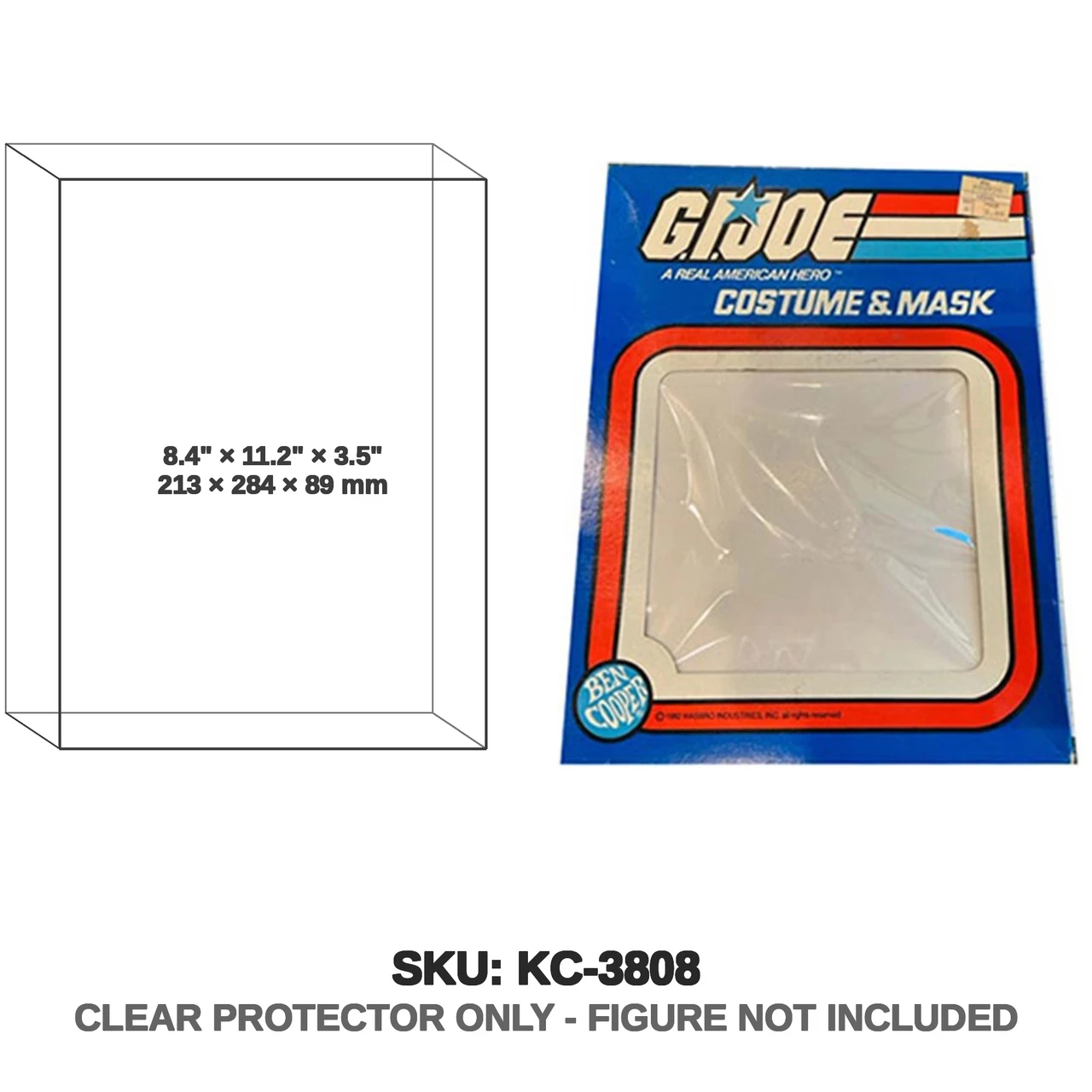 G.I. Joe Costume and Mask 1982 Box