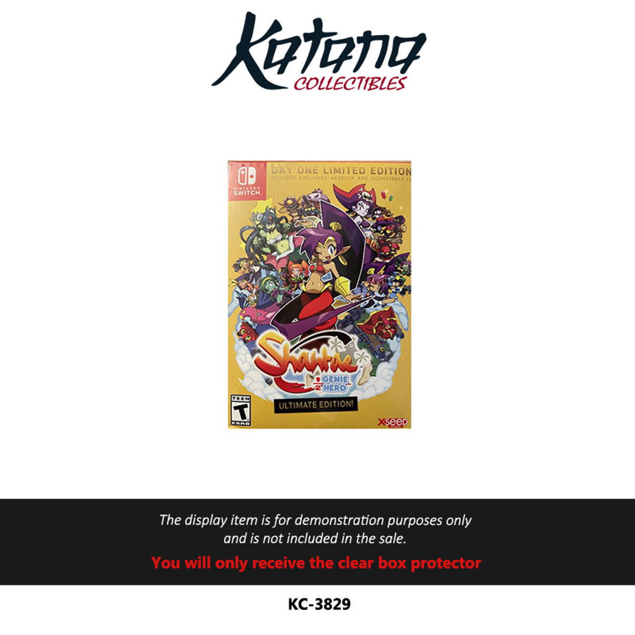 Katana Collectibles Protector For Shantae Half-Genie Hero Ultimate Day One Limited Edition Switch