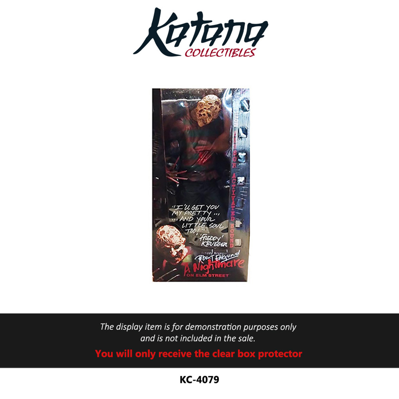 Katana Collectibles Protector For McFarlane Movie Maniacs 18-in figure - Freddy Krueger