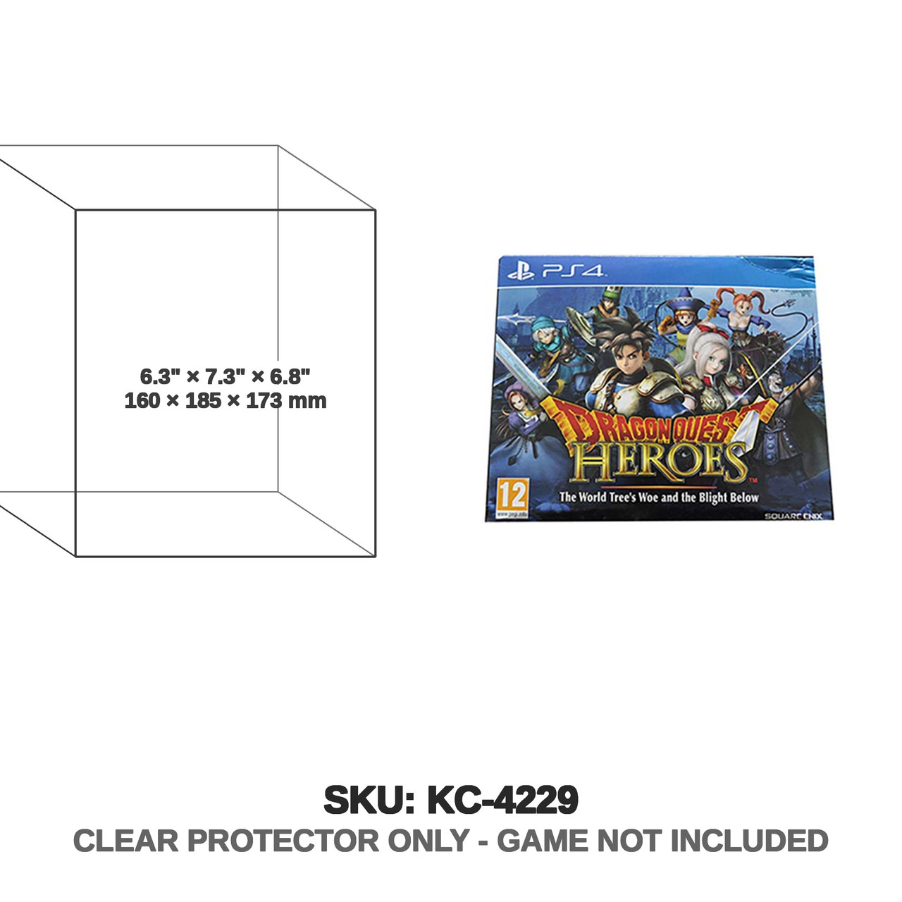 Dragon Quest Heroes: Slime Collectors Edition (PS4)| Flap Open On Side