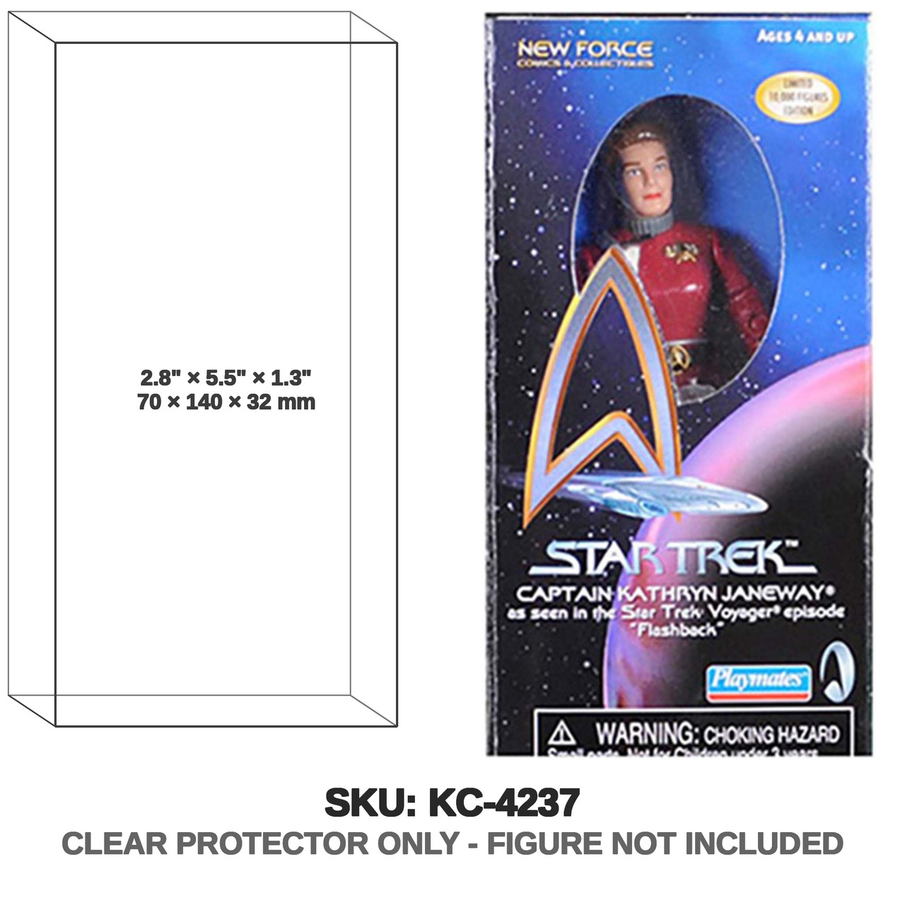 Captain Kathryn Janeway Star Trek ToyFare Style-B Figure