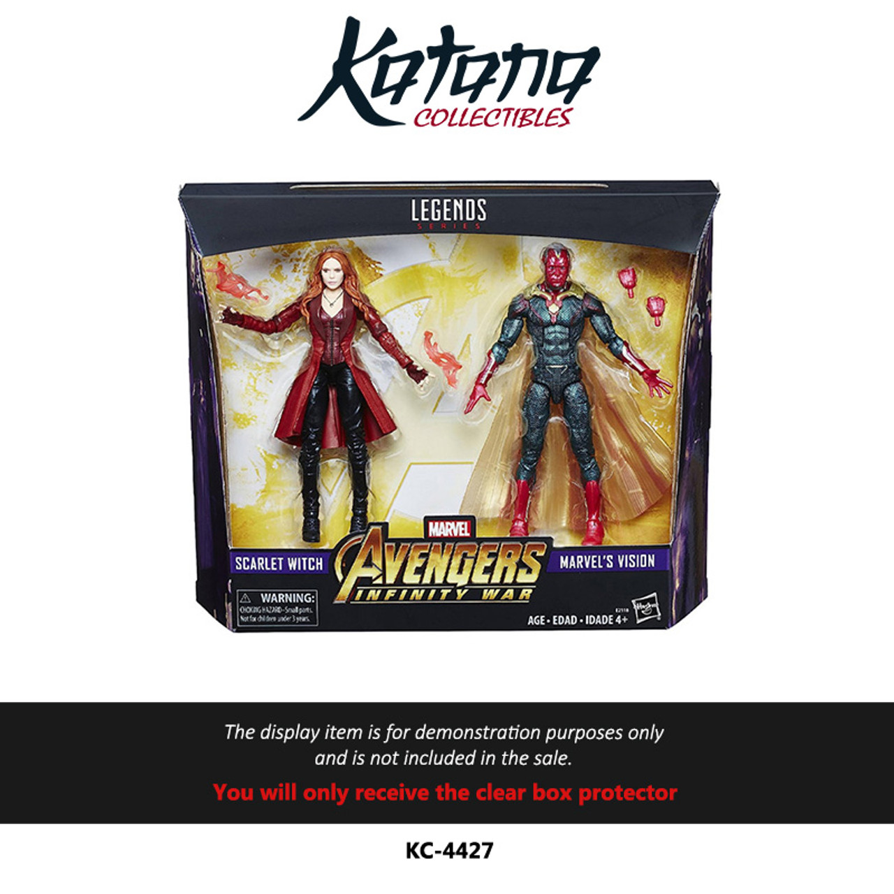 Katana Collectibles Protector For Marvel Legends Avengers Infinity Wars Scarlet Witch and Vision