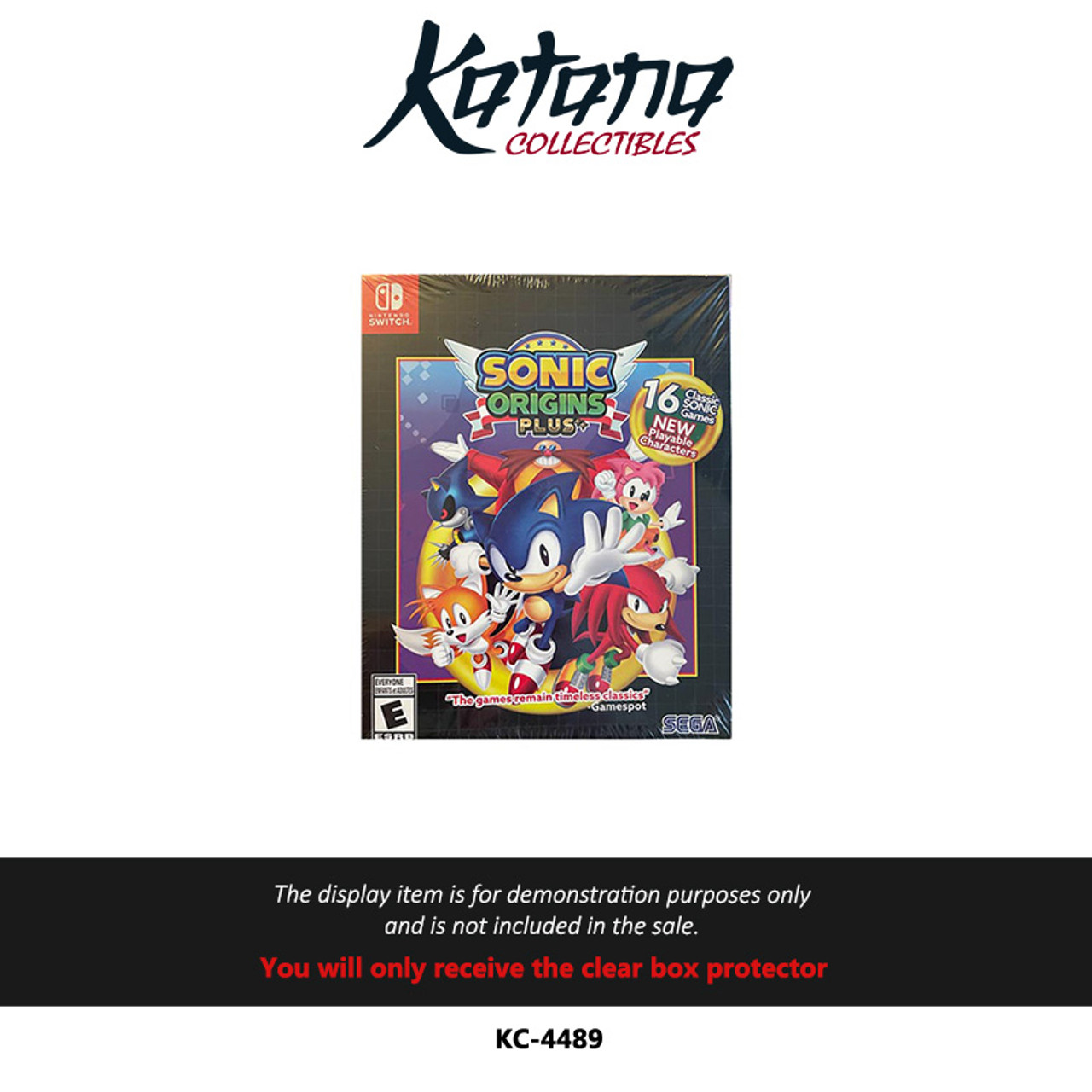 Katana Collectibles Protector For Sonic Origins Plus (Switch, PS4, Xbox)