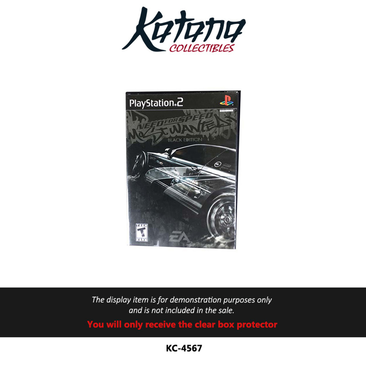 Katana Collectibles Protector For Need For Speed Most Wanted Black Edition with Slipcover