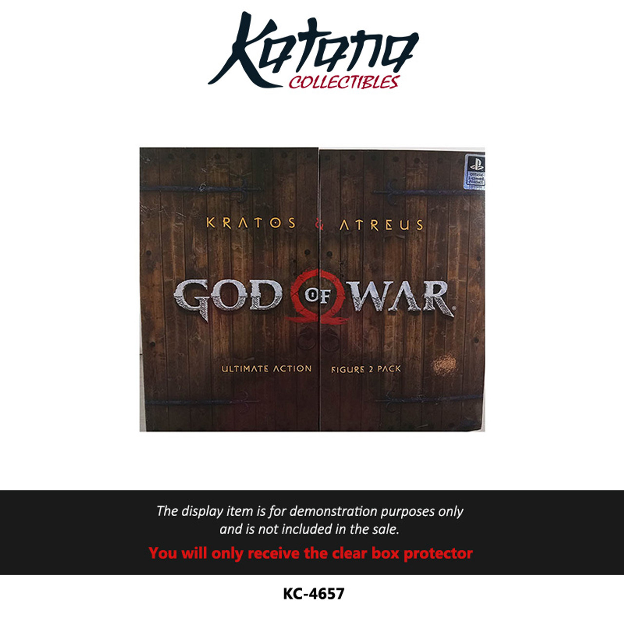 Katana Collectibles Protector For God of War Kratos & Atreus Ultimate Action Figure 2 pack- NECA