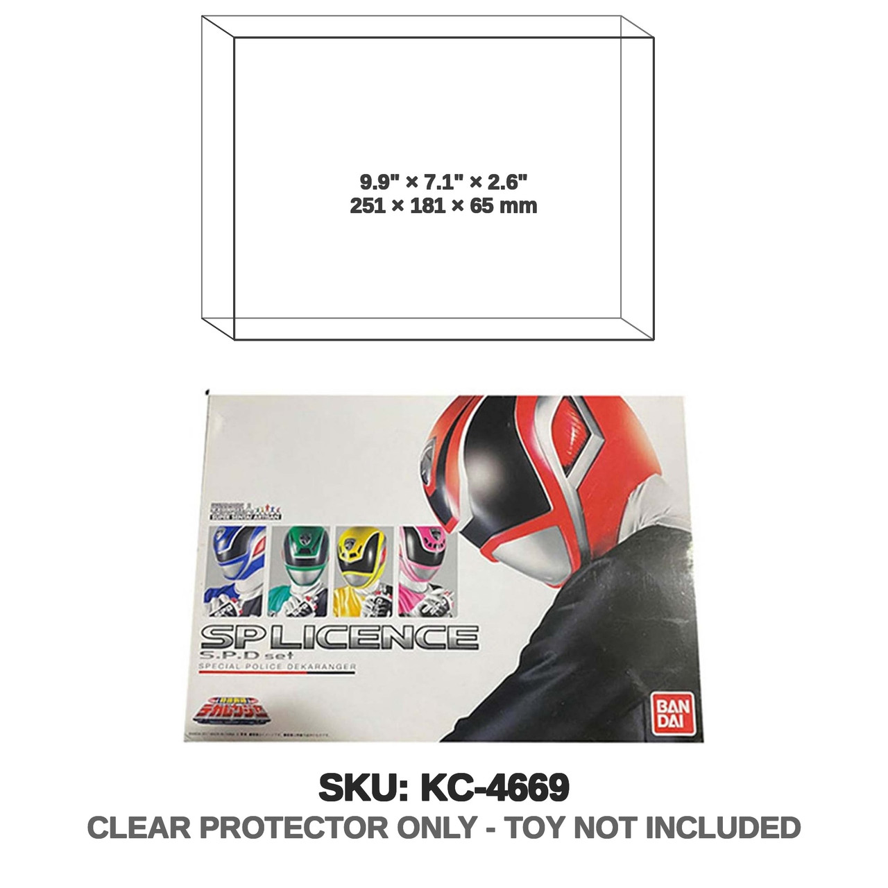 Bandai Super Sentai Artisan Dekaranger SP License Set Morpher