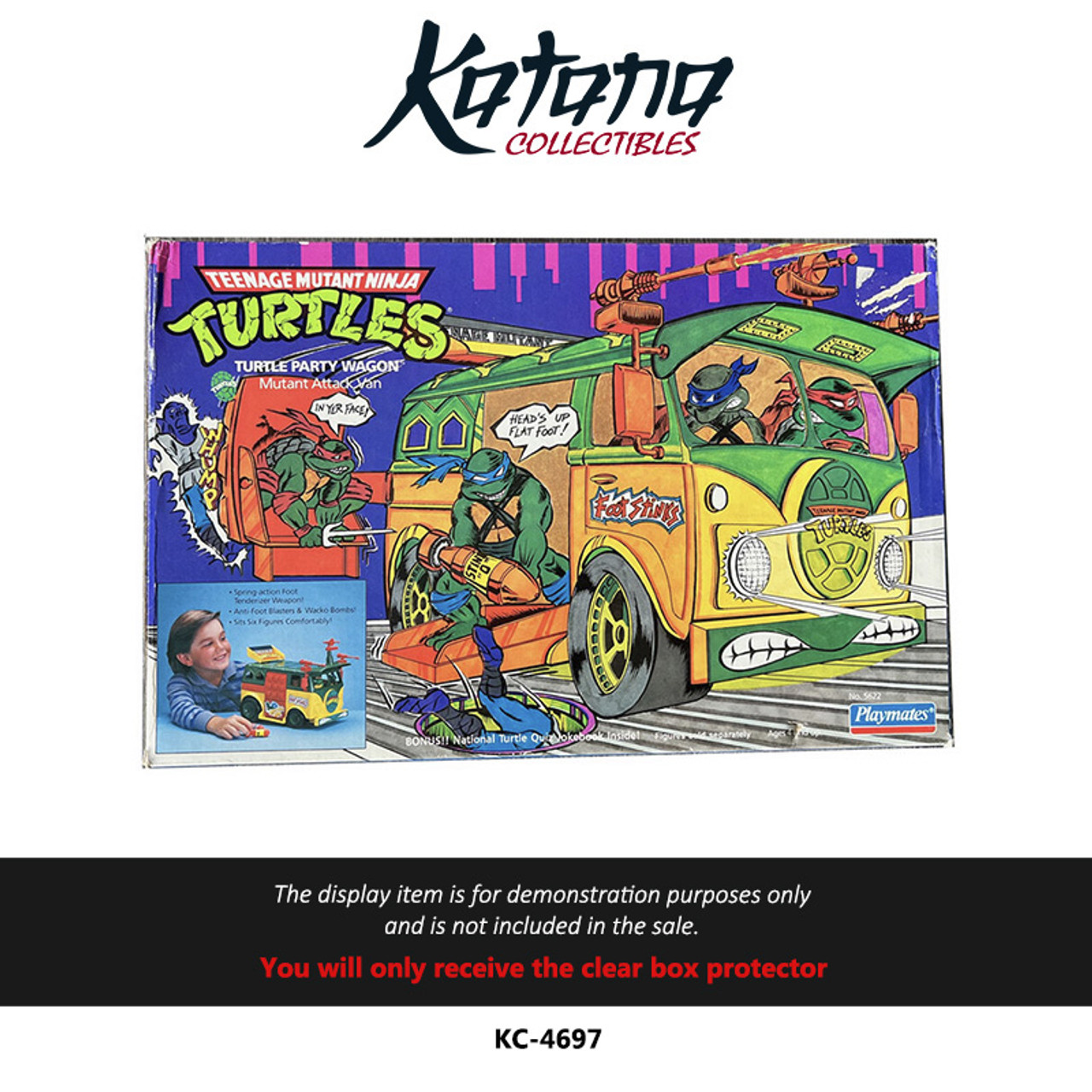 Katana Collectibles Protector For Vintage Playmates Teenage Mutant Ninja Turtles Party Wagon