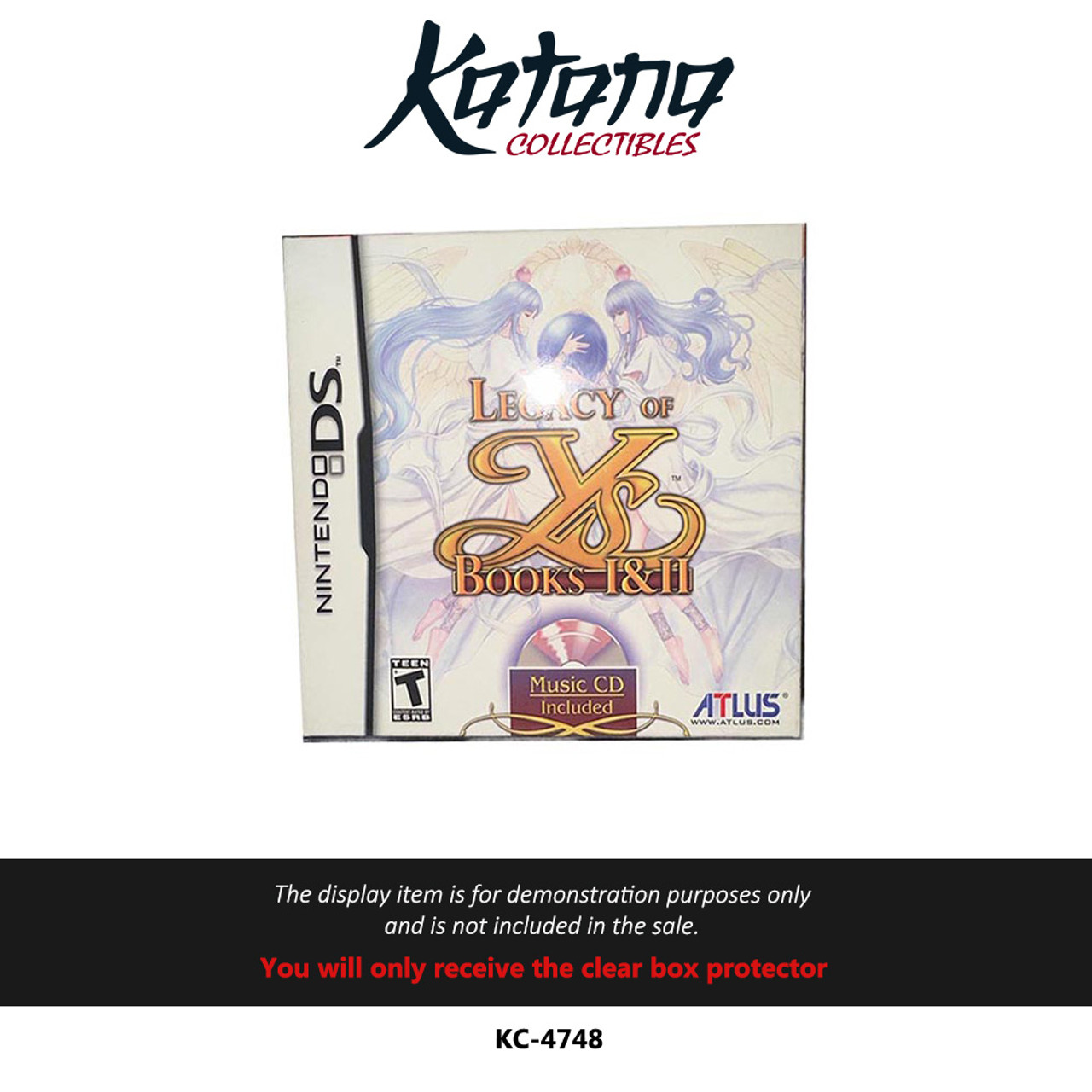 Katana Collectibles Protector For Legacy of YsBbooks 1&2 ds
