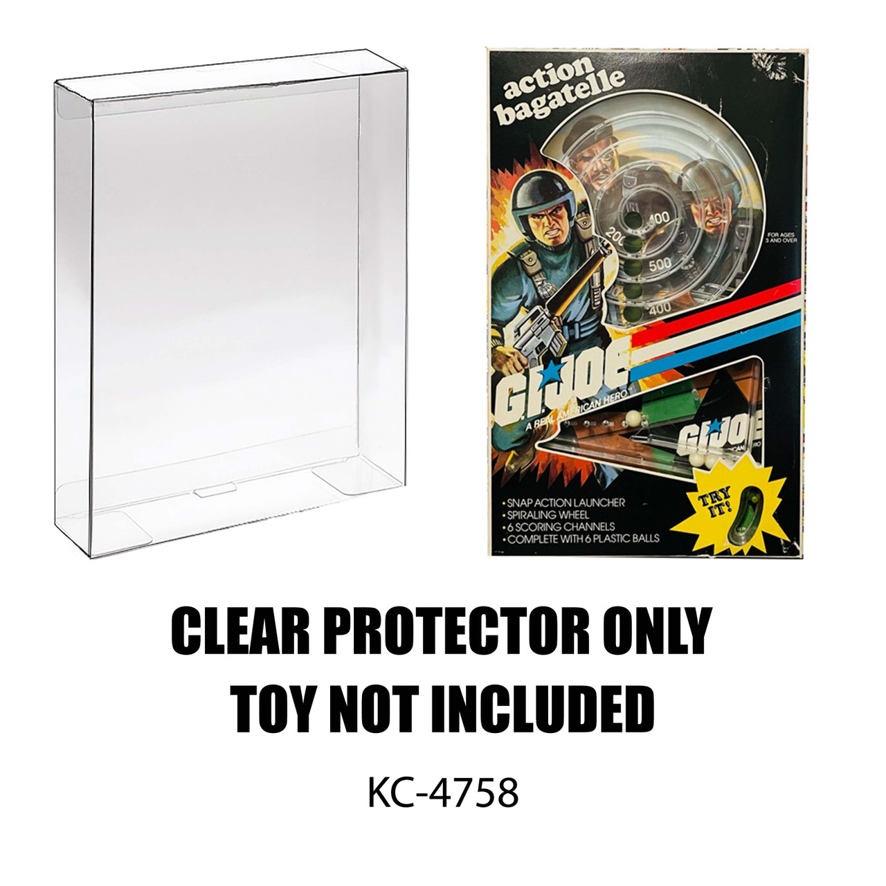 Protector For 1982 G.I. Joe Action Bagatelle