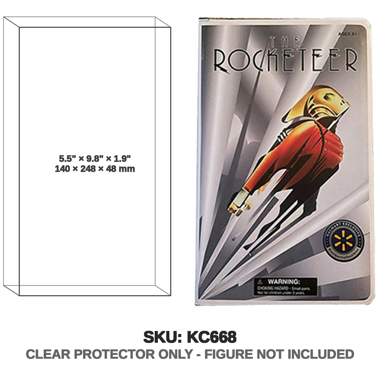 Diamond Select Toys The Rocketeer Deluxe VHS 7-Inch Action Figure Walmart Exclusive