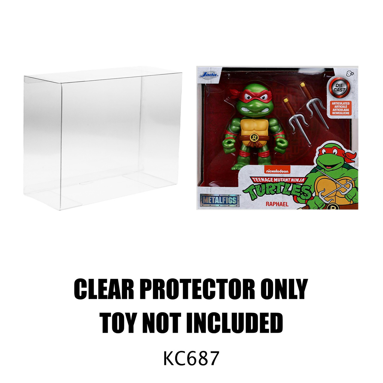 Protector For Jada Toys Metalfigs Teenage Mutant Ninja Turtles Figures