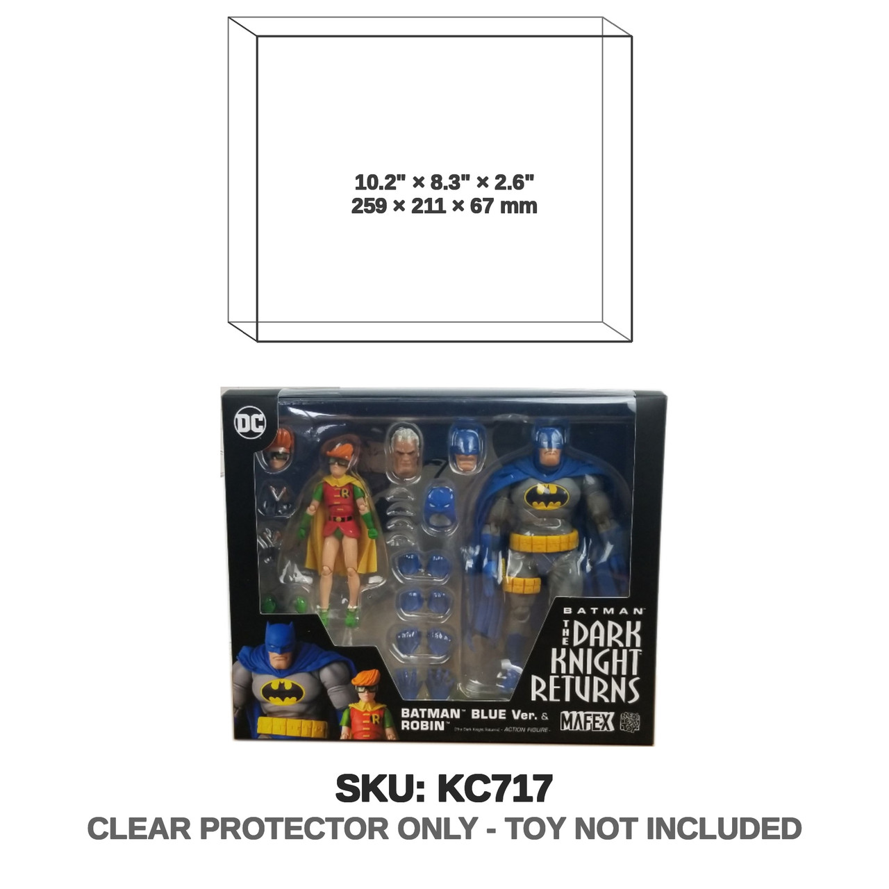 Madicom Mafex Blue Batman & Robin - The Dark Knight Returns