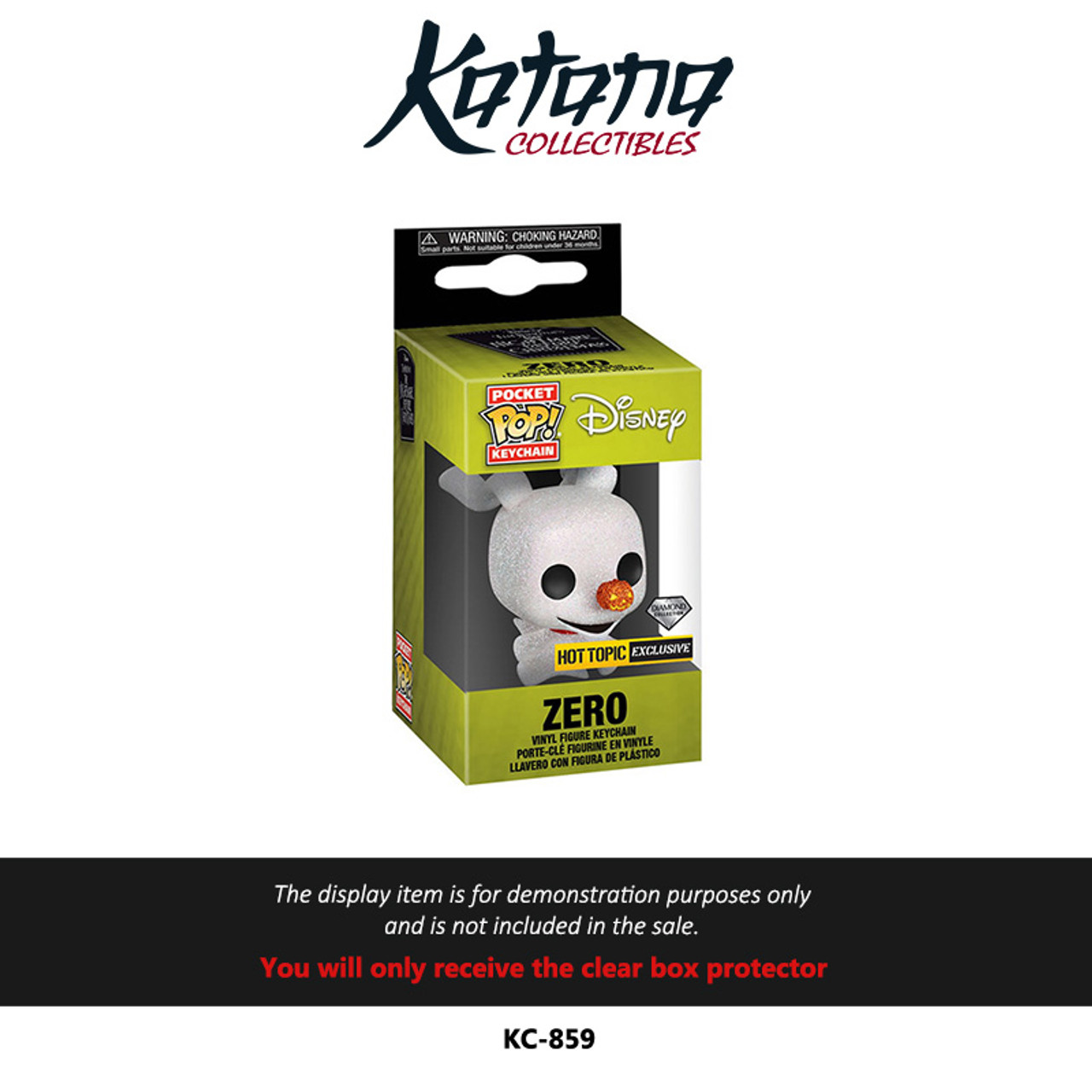 Katana Collectibles Protector For Funko Keychain A Nightmare Before Christmas Zero